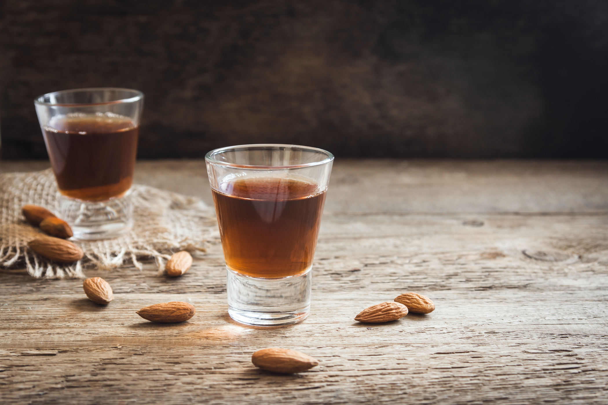 Italian liqueur Amaretto